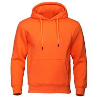 Sudadera De Fleece Para Hombre Otoño Invierno Color Sólido Casual Deportiva Estilo Callejero Abrigo Cálido Con Capucha Moda Escolar MOV - details 8