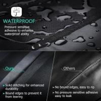Funda para barbacoa de tela Oxford 420D, protectora para parrilla de barbacoa, anti-UV, anti-agua y antihumedad (147 x - details 2