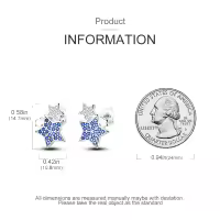 Pendientes De Aro De Plata 925 Para Mujer Con Zirconia Joyería De Moda Regalo Original Eardrop Pendientes Metálicos Tipo Aro - details 42