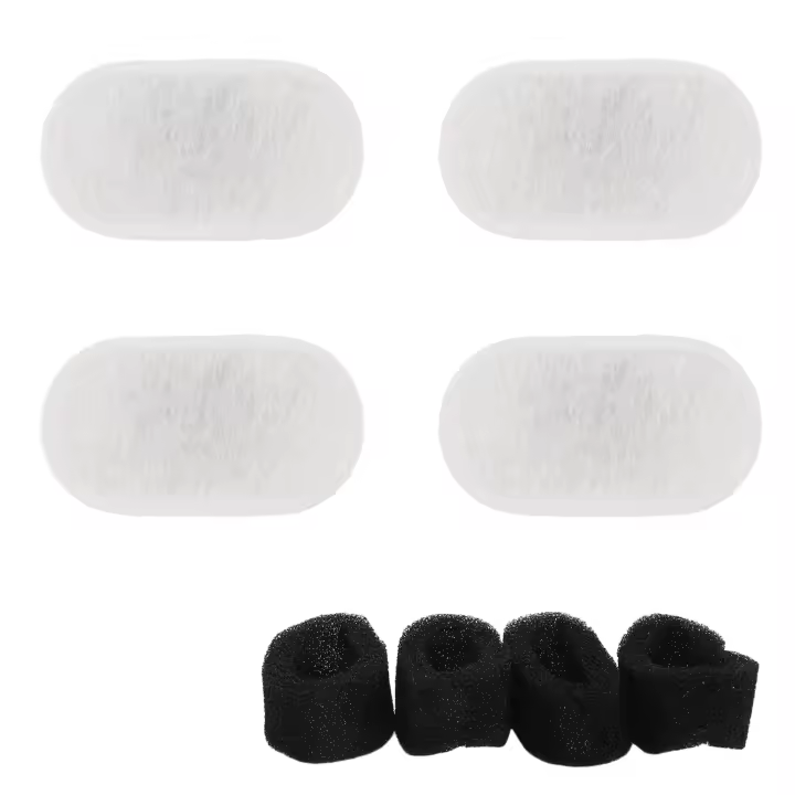 Filtro de Agua para Fontina de Gatos y Perros 8Pcs Reemplazo de Filtro de Fontina de Agua para Mascotas de Acero Inoxidable 67Oz/2L Fabricado en China - 1