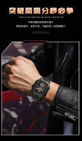 Reloj de cuarzo con correa de acero para hombre, multifuncional, resistente al agua, de marca - details 2