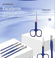 Juego De 9-19 Piezas Cortauñas De Acero Inoxidable Con Bolsa Plegable Kit De Manicura Herramientas De Belleza Para Uñas - details 8