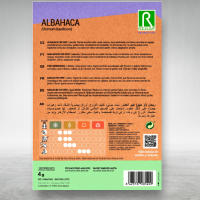 Semillas Albahaca Profesional - Sobre 4 GR (Sobre Grande) - Albahaca muy sabrosa y con mucho aroma - Rocalba Semillas - details 2