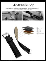 Reloj De Negocios Lujo CHENXI Para Hombre Moda Cronógrafo Fase Lunar Fecha Resistente Al Agua Multifuncional Cuarzo Pulsera Con Manos Luminosas Material De Correa Cuero Display Numeral Romano - details 14