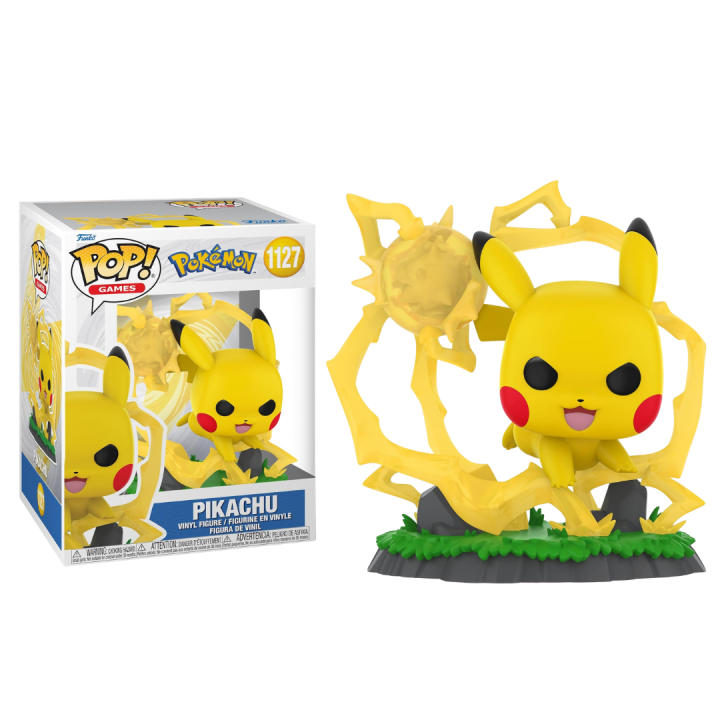 FUNKO POP! POKEMON - PIKACHU PREMIUM, 91662, Nº 1127, TIENDA CON LICENCIA OFICIAL, ENVIO 24-48 HORAS PENÍNSULA, FIGURA, CABEZÓN, MUÑECO, JUGUETES, 100% ORIGINAL, VIDEOJUEGO, PLAYSTATION