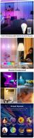 Bombilla LED RGB E27 15W Control Remoto Inteligente Luz Cambiante De Color Para Decoración Y Ambiente De Barra Efecto De Iluminación De Escenario - details 4