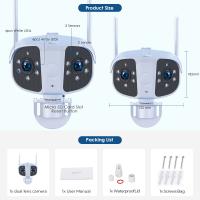 Cámara IP BESDER 8MP Exterior Con Visión Nocturna Y Ángulo Amplio De 180° 4K CCTV Wifi Monitorización Detección Humana IPC360 Hogar - details 2
