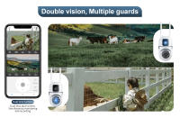 Cámara PTZ IP 8MP HD Exterior Doble Lente Wifi Vigilancia Seguridad AI Seguimiento Automático Monitorización Video Impermeable - details 6