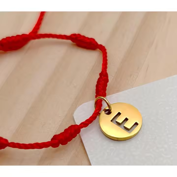 Cotigo-pulsera Roja 7 Nudos Amuleto Hilo Rojo Pulsera Parejas Pulsera Amistad 28cm - 1