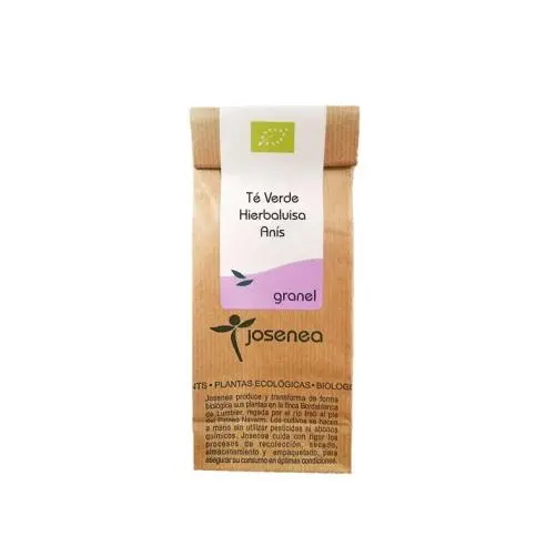 Té verde con hierbaluisa y anís granel de Josenea, 50 gramos - 1