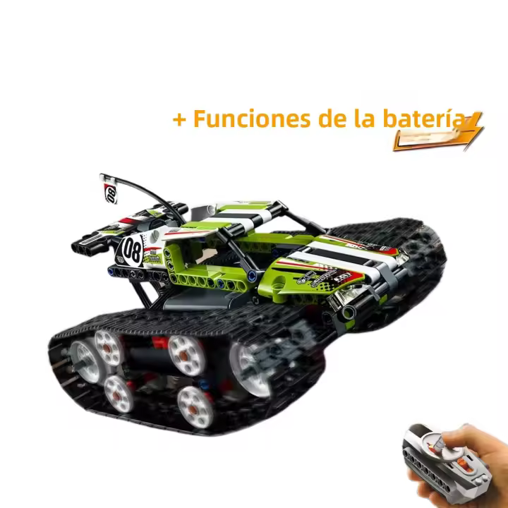 Construcción De Bloques De Carril Radiado Técnico Serie 410pcs Juguete De Regalo Compatible Con 42065 Para Niños Mayores De 14 Años - 1