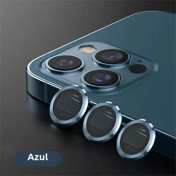 Protector De Lente De Cámara Metálico Para iPhone 11 12 13 14 15 pro Max 15 14 plus 13 12 Mini Protección Para Glass De Cámara En iPhone 14 pro Max - 1