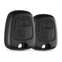 Carcasa De Repuesto Para Llave De Coche Automática Toyota AYGO Peugeot 107 207 307 Citroen C1 C4 Sin Cuchilla Personalizable - details 0