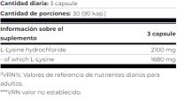 Lysine 90 Cápsulas - Scitec Nutrition - details 1