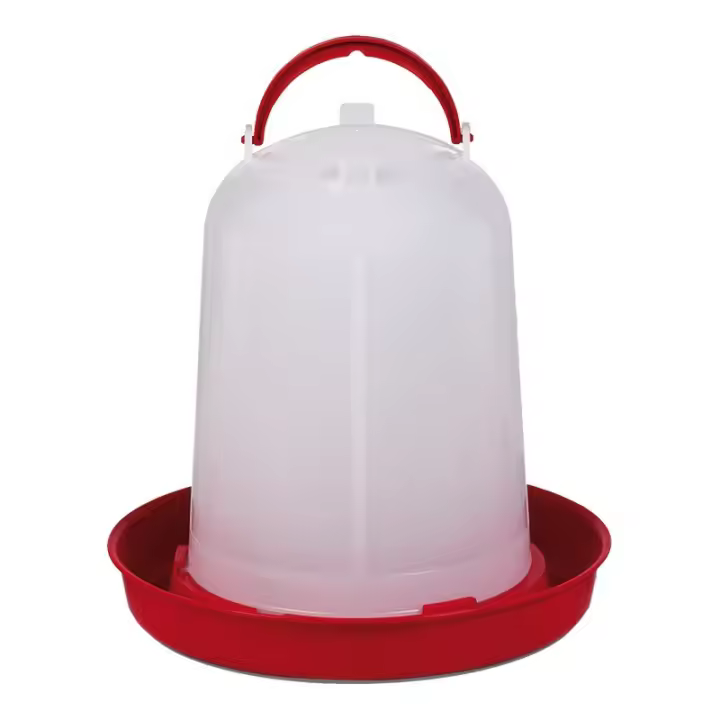 Suinga Bebedero Pollos 3 Litros Rojo | Ideal para Espacios Pequeños - 1