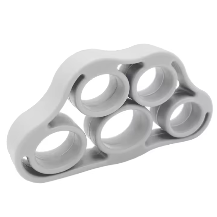 Banda De Silicona Elástica Para Fuerte Agarre De 5 Dedos Mini Portátil Para Ejercicios De Músculos Y Rehabilitación En Manos - 1