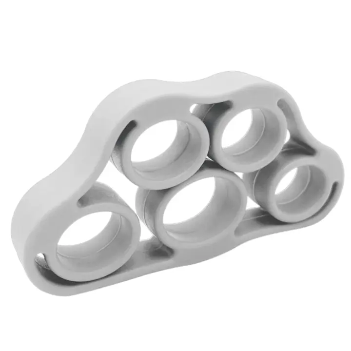 Banda De Silicona Elástica Para Fuerte Agarre De 5 Dedos Mini Portátil Para Ejercicios De Músculos Y Rehabilitación En Manos - 1