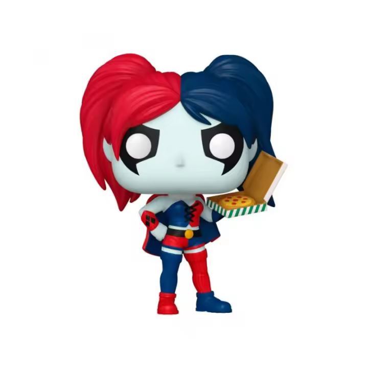 Funko POP! Vinyl  Harley Quinn-Harley w/ Pizza- Figura Coleccionable Oficial - Juguete para Niños y Adultos - Fans - Diversidad de Personajes y Temáticas - 1