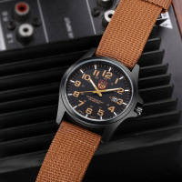 Reloj De Pulsera Deportivo Para Hombre Simple Y Elegante Con Calendario Cuarzo Material De Correa De Nylon Resistente Al Agua - details 3