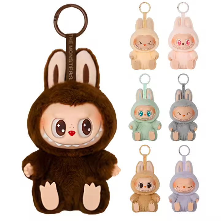 Muñeco De Peluche Labubu Monstruo Dulce Colgante Para Mochila Decoración Kawaii Regalos Para Niños Accesorios De Muñecas - 1