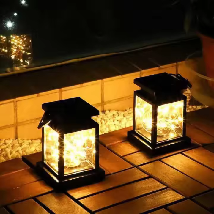 Lámparas Solares LED Para Jardín Patio Fiesta Decorativas Impermeables Con Cadena Colgantes Pack 1-3 Decoración De Jardín Y Patio - 1