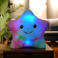 Cojín Luminoso De Peluche Creativo Para Niños Y Niñas Estrella Colorida LED Regalo Ideal Para Cumpleaños Y Navidad Tamaño 34CM - details 8