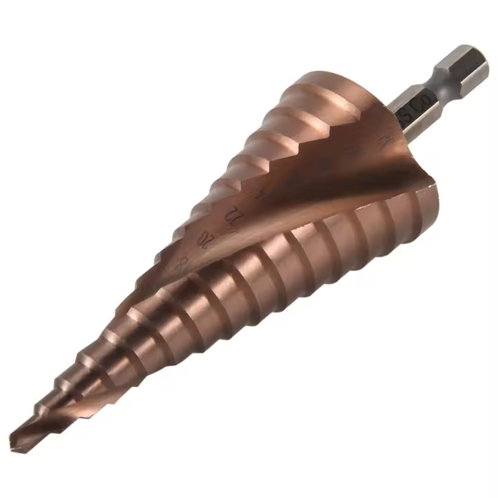 Brocas escalonadas M35 HSS Co, brocas cónicas de cobalto, 4-32Mm, madera, acero inoxidable, sierra de agujero de Metal, juego de herramientas hexagonales - 1