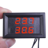 Termómetro Digital Doble Pantalla NTC Protección Metálica Impermeable Precisión Alta Para Tablero DC 4-28V Medidor De Temperatura - details 5