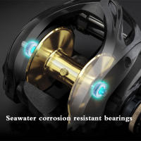 Carrete De Pesca Ultra Ligero Para Mar Y Río Fuerza De Frenado Máxima De 16Kg Con Doble Rocker Para Barco Y Pesca Con Señuelo - details 8