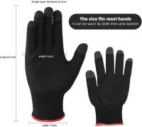 Guantes Táctiles Anti Deslizantes para Gaming - Fundas para Dedos Juegos de Battle Royale MOBA - details 2