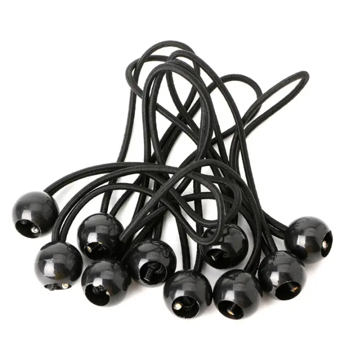Juego De 20/50pcs Cuerdas Elásticas Para Camping Y Acampar Banda De Tarp Colgador De Cuerda De Bungee Accesorios Para Tienda De Campaña Y Senderismo - 1