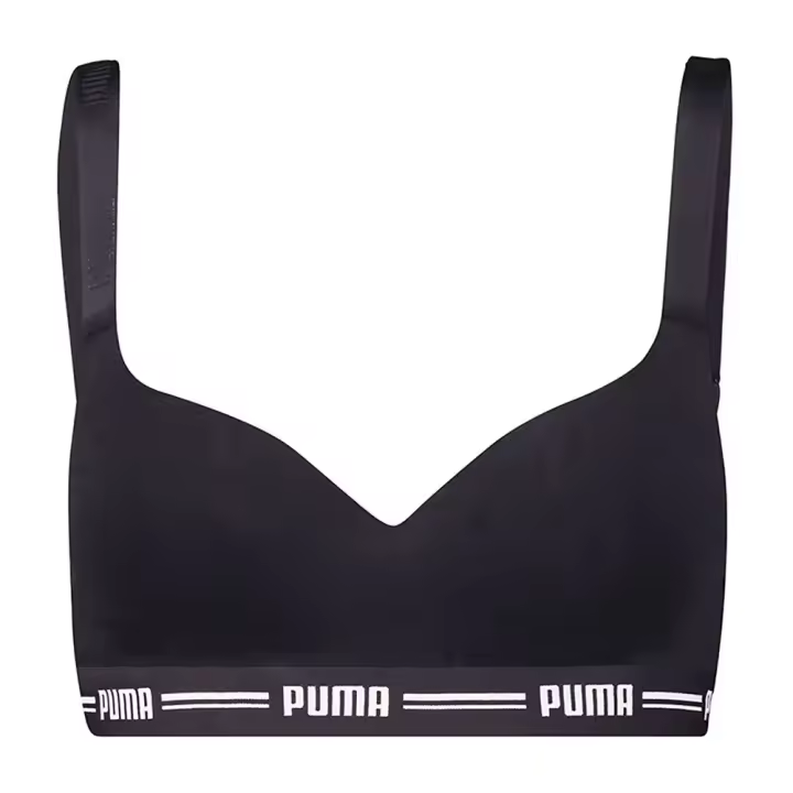 Puma Sujetador Deportivo Padded Hang Negro Mujer - 1