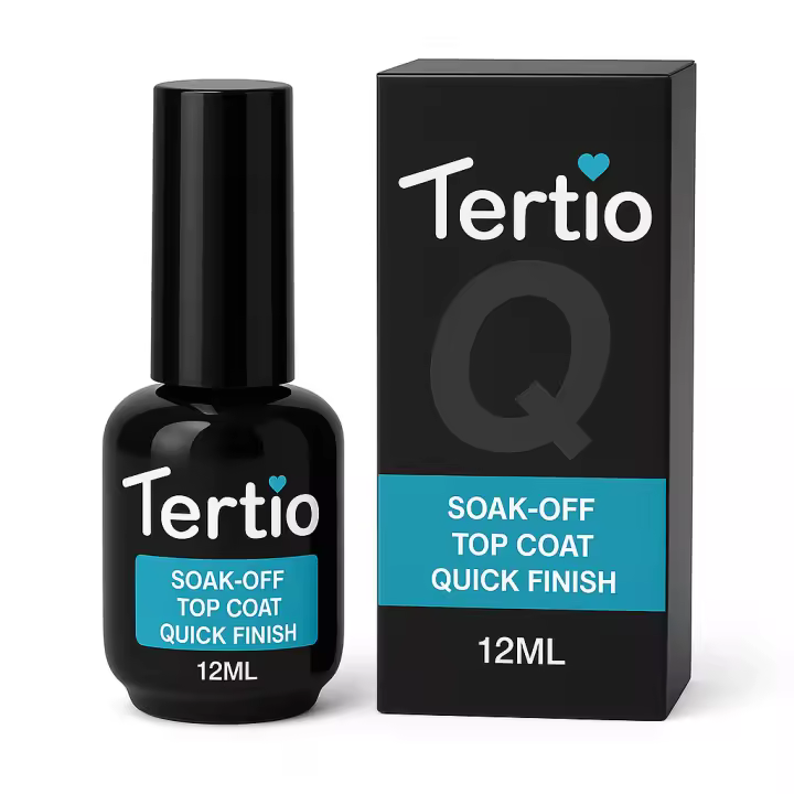 TERTIO Top Coat Soak-Off - Capa superior para uñas 12ml - 1