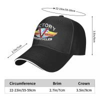 Gorro De Béisbol Victory Motorcycles Estilo Vintage Ajustable Para Hombres Y Mujeres Protección Solar Transpirable Para Todas Las Estaciones - details 3