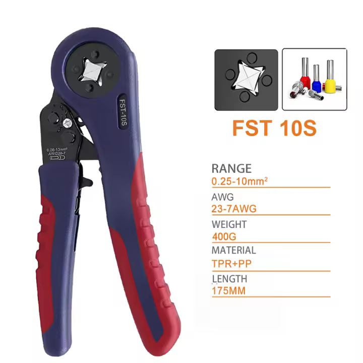 WOZOBUY Ferrule Sleeves Terminal Crimping Tools Mini Electrical Pliers Crimping Pliers & Ferrule Terminals Set Hand Tools - 1