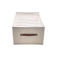 Cajas de Almacenamiento para Ropa en Armario con Asas Resistentes (Beis, 1 Unidad) - Allpercom - details 3