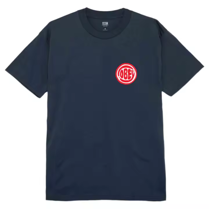 Camiseta de Manga Corta Obey Bubble para hombre en color negro - 1