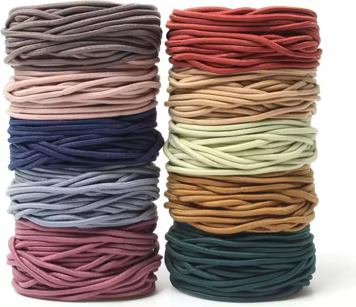 200 Piezas Gomas de Pelo Multicolor Elástico Pelo Gomas sin Metal Suave Elástico Gomas Para el Pelo Para Mujer Pelo Grueso y Rizado para Mujeres y Niñas - 1