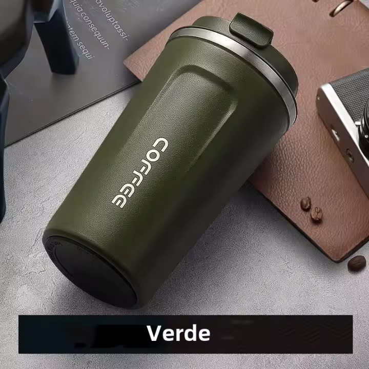 350ml/500ml Stainless Steel Coffee Cup Travel Thermal Mug Leak-Proof  Bottle Tea Coffee Mug Vacuum Flask Insulated Cups - 1