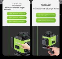 Nivel De Láser Verde 4D Con 16 Líneas USB Recargable Auto-Nivelado 360° Horizontal Y Vertical Potente Chorro De Láser Herramienta De Medición - details 6