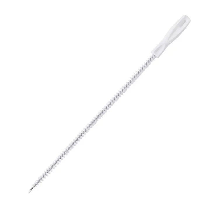 Cepillo de limpieza para desagüe, tamaño para introducir en el orificio de drenaje; 45 cm y flexible - 1