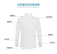 Camisa De Manga Larga Para Hombre Con Botones Franceses Sensación De Lujo Fibra De Bambú Suave Sin Planchar Formal Para Boda - details 5