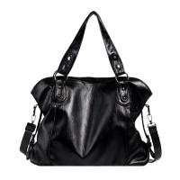 Bolso De Hombro Para Mujer De Capacidad Alta Color Sólido Calidad Suave Bolso Cruzado De Viaje Tote Minimalista Moda - details 4