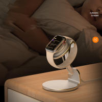 Soporte De Carga Para Reloj Apple Con Soporte De Aluminio Estación De Descanso Compatible Con Series 1 2 3 4 5 6 7 8 Ultra 9 SE 2/1 - details 6