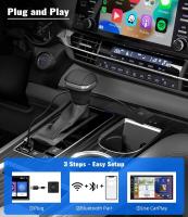 Adaptador 2 En 1 Mini Ai Box De Cable a Inalámbrico Carplay Android Auto Para Toyota Mazda Nissan Citroen Kia Ford Opel Dongle Smart Box - details 9