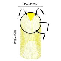 Red De Fútbol Amarilla Para Tiro Libre Tamaño 45*60cm Con Bolsillo Para Entrenamiento De Obra Auxiliar - details 3
