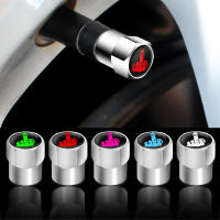 AQTQAQ 4Pcs Conjunto De Cubiertas De Válvula De Neumático De Alta Calidad Metálicas Y De Goma Sellaje Universal Para Coche Y Bicicleta Protección Contra Polvo - details 1