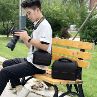 Estuche Protector De Fotografía Para Canon Nikon Sony Fuji Cámara Mirrorless Con Correa De Hombro Funda Para DSLR Material De Poliéster - details 6