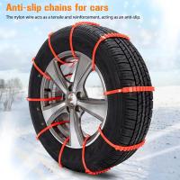 Cadenas De Nieve Para Llantas De Coche Antideslizantes Universales Para SUV Y Vehículos De Off-road Pequeños Material De Tendón De Vaca Plástico - details 2