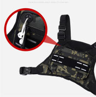 Chaleco Táctico Con Bolsa De Pecho Para Camping Y Airsoft Bolsa De Hombro Para Caza Pesca Ciclismo Y Correr Para Hombres - details 6